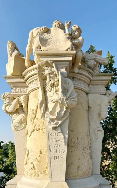 Charles_Bridge, Statue of Saints Vincent Ferrer and Procopius