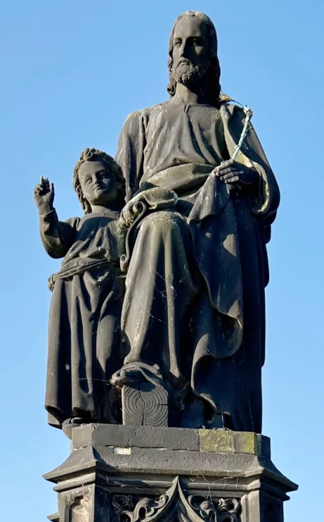 Charles_Bridge, Statue of Saint Joseph