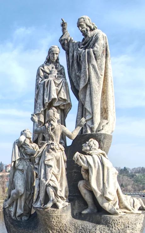 Sculpture of Saint Cyril and St. Methodius