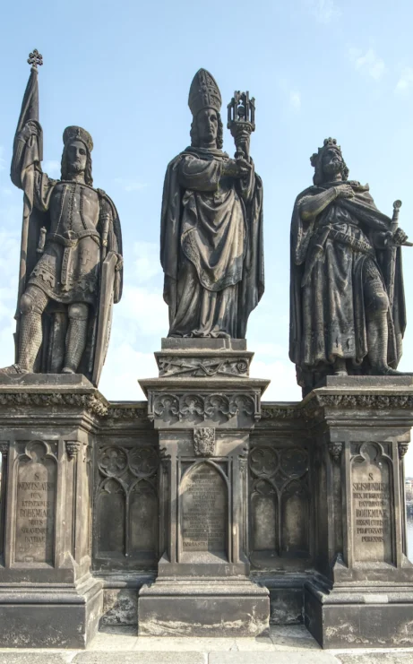 Statue of Saints Norbert of Xanten, Wenceslas and Sigismund