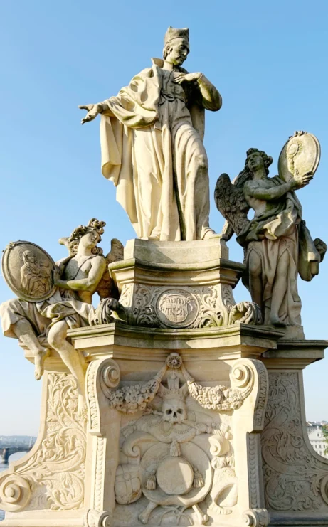 Charles_Bridge, Statue of St. Francis Borgia